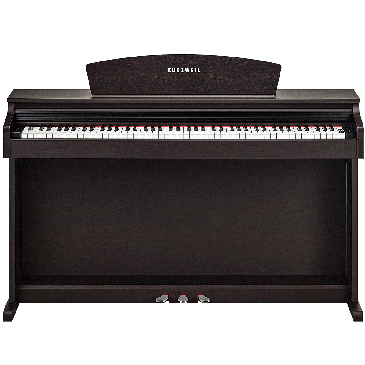 KURZWEIL M110SR: Fully-Weighted, 88 Note, Hammer-Action Digital Piano (Rosewood)