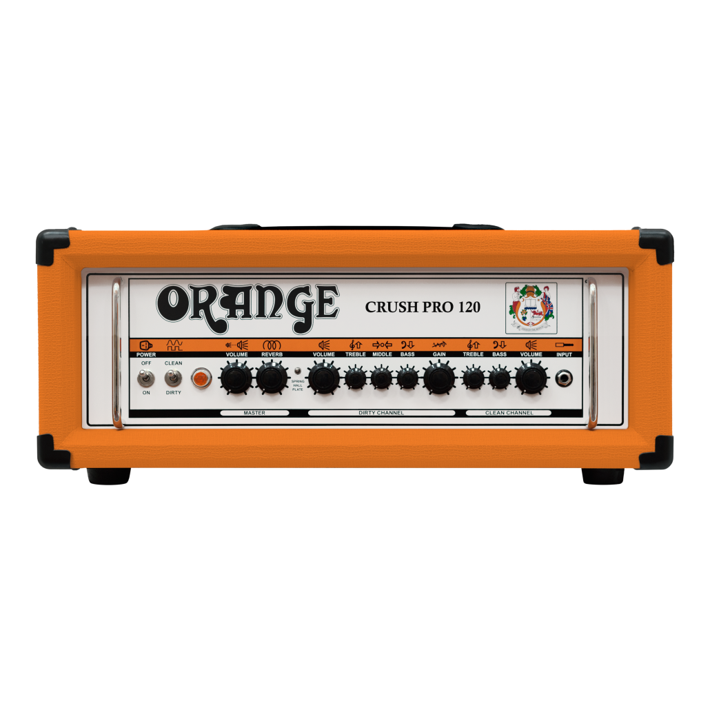 ORANGE CRUSH PRO CR120-H: 120W Guitar Amp Head (ORANGE)