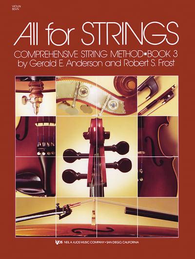 All for Strings  comprehensive string method Book 3 Violin