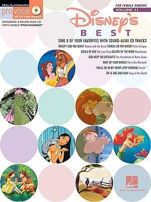 Hal Leonard Disney's Best for female Singers Vol 2 with CD