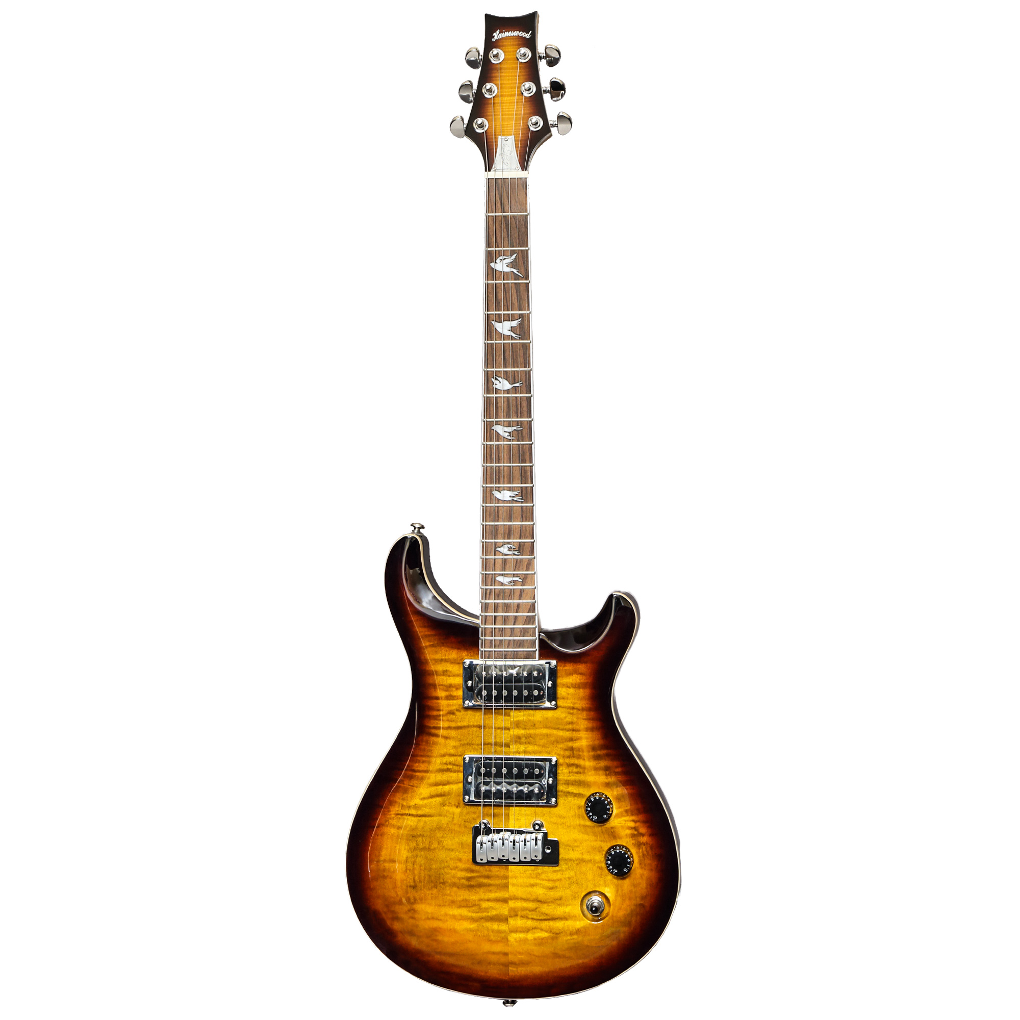 Haineswood Artist Series H-DK200VS Electric Guitar (Tiger Eye)