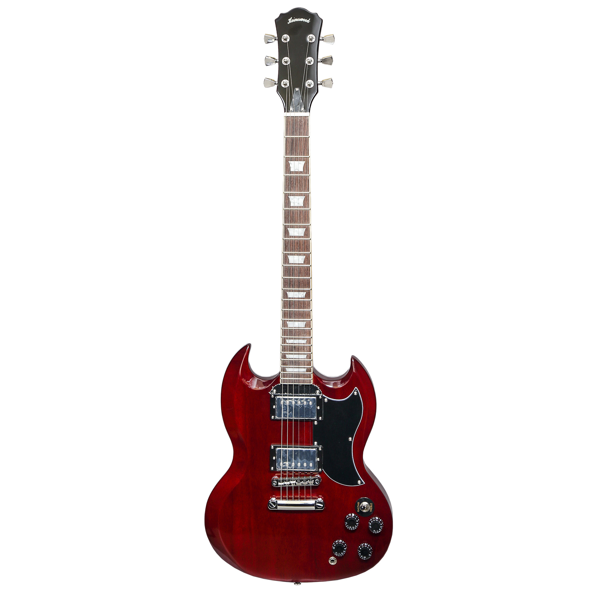 Haineswood Premier Series HSG300WRD Electric Guitar (Wine Red)