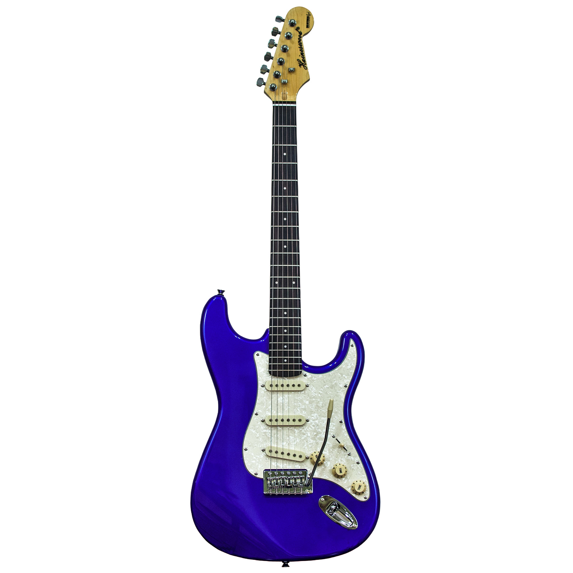 Haineswood Expedition Series ST-E-MBL Strat Electric Guitar (Blue)