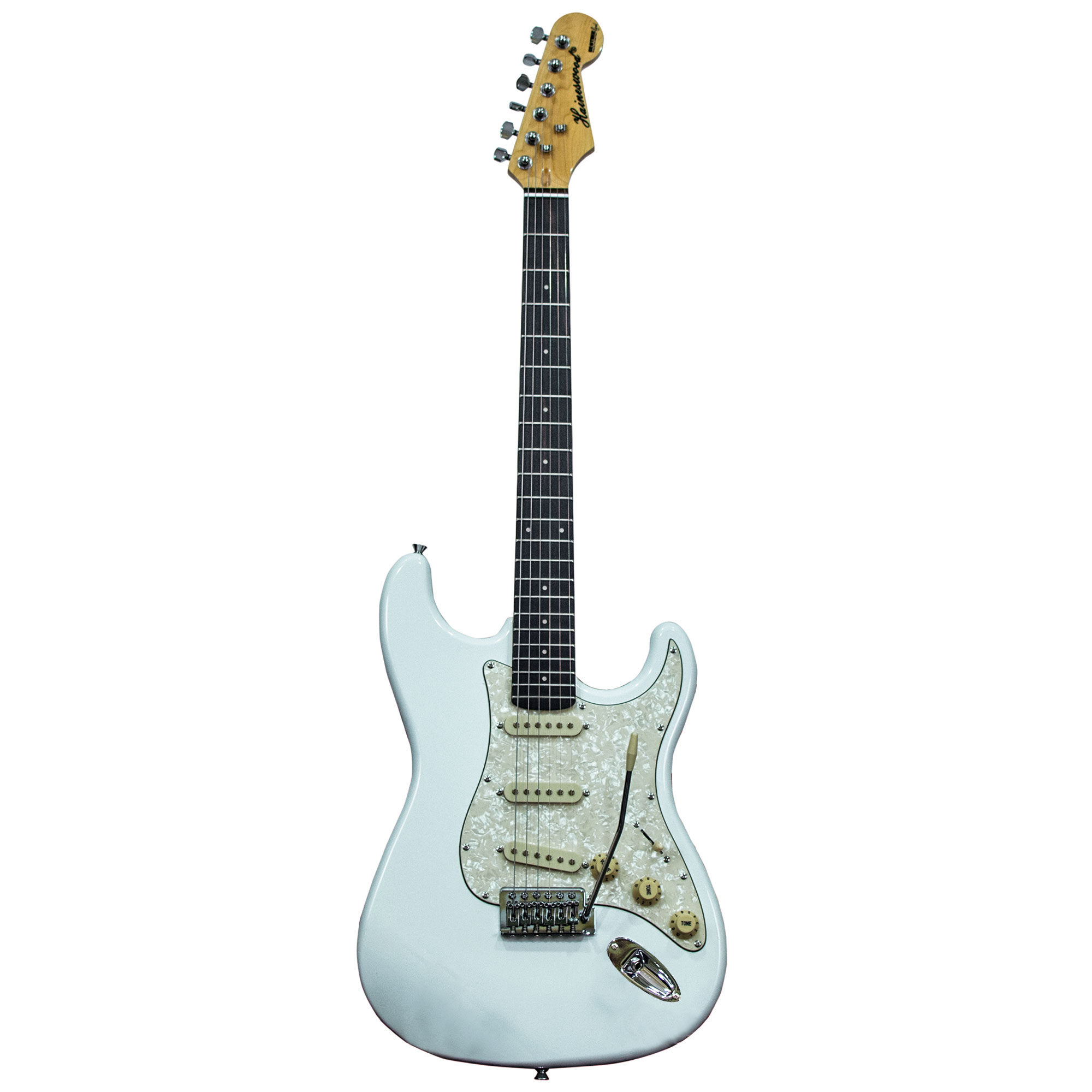 Haineswood Expedition Series ST-E-WH Strat Electric Guitar (White)