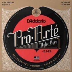 D'Addario EJ45 Classical Guitar String Set, Normal Tension.