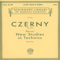 Czerny : Thirty New Studies In Technics