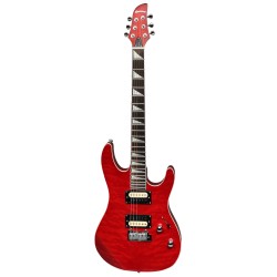Haineswood Premier Series 805QSRD Electric Guitar (Red See Through)
