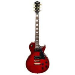 Haineswood Master Works HLS300RDS Electric Guitar (Red See Through)