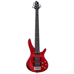 Haineswood Precision PB500-RD Electric 5 String Active Bass (Red)